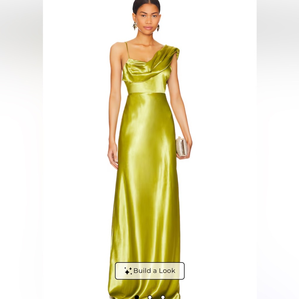 Revolve house of Harlow Antonia gown in green